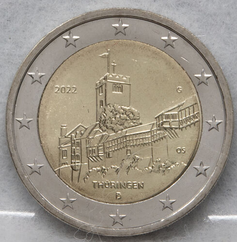 Deutschland 2 Euro 2022 - Thüringen -Wartburg - G*