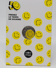 Frankreich 10 Euro 2022 - 50 Jahre Smiley  im Blister  unc.