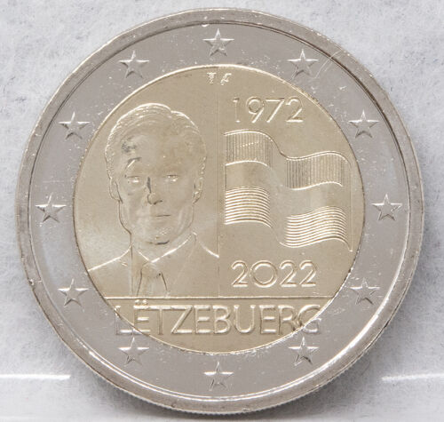 Luxemburg 2 Euro 2022 - 50 Jahre Flagge unc.