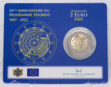 Luxemburg 2 Euro 2022 - Erasmus Programm Coincard