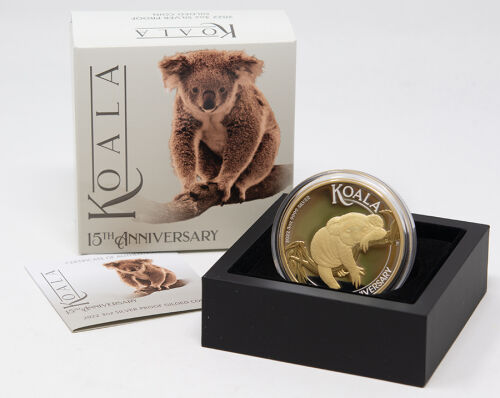 Australien 3 Dollar 2022 - 15 Jahre Koala - 3 Unzen PP*