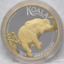 Australien 3 Dollar 2022 - 15 Jahre Koala - 3 Unzen PP*