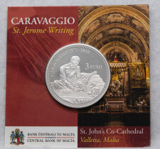 Malta 3 Euro 2022 - J. Caravaggio in Coincard