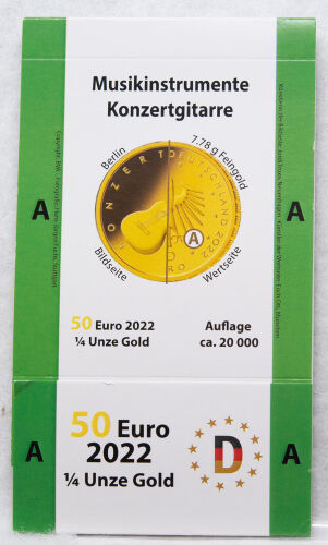 Goldeuroschuber für 50 Euro 2022 - Musikinstrumente - Konzertgitarre - A