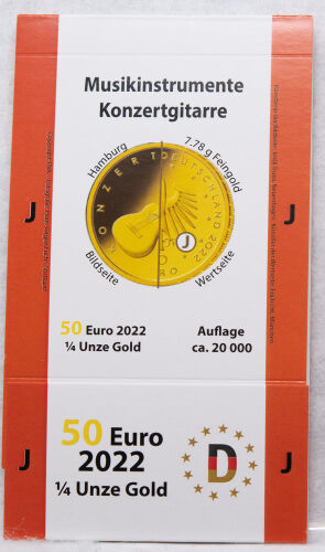 Goldeuroschuber für 50 Euro 2022 - Musikinstrumente - Konzertgitarre - J