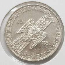 Vorderseite der 5-DM-Gedenkmünze 1952...