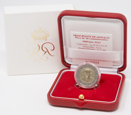 Monaco 2 Euro 2023 - 100. Geburtstag Fürst Rainier III. - PP*