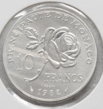 Monaco 10 Franc 1982 - Fürstin Gracia Patricia -...