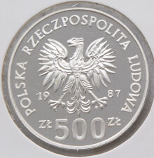 Polen 500 Zloty 1987 - Olympische Spiele Springreiten*