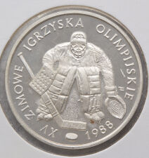 Polen 500 Zloty 1987 - Olympische Spiele Eishockey*