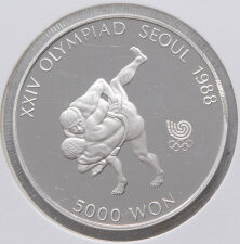 Südkorea 5.000 Won 1988 - Olympische Spiele - Ringkampf*