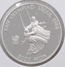 Südkorea 5.000 Won 1987 - Olympische Spiele -...