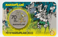 Belgien 5 Euro 2022 - Marsupilami - Coincard - coloriert