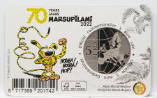 Belgien 5 Euro 2022 - Marsupilami - Coincard - coloriert