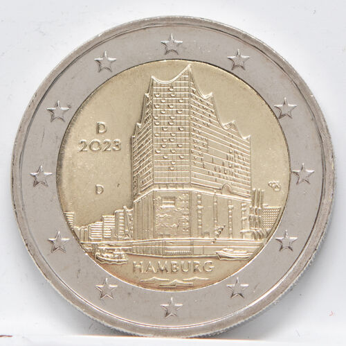 Deutschland 2 Euro 2023 - Hamburg - Elbphilharmonie - D*