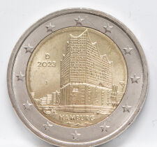 Deutschland 2 Euro 2023 - Hamburg - Elbphilharmonie - J*