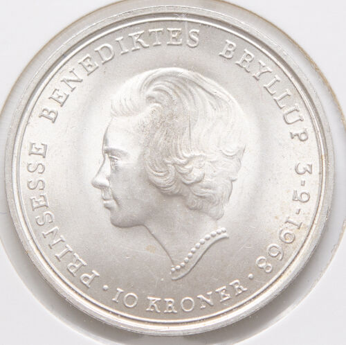 Dänemark 10 Kroner 1968 - Hochzeit*