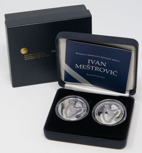 Kroatien &  Irland Silbersatz 2007 - Ivan Mestrovic - PP*