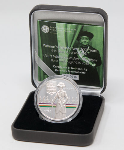Irland 15 Euro 2018 - Frauenwahlrecht PP