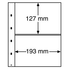 Leuchtturm Kunststoffhüllen OPTIMA XL, 2er...