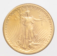 USA 20 Dollar 1922 - St.Gaudens - Double Eagle - Gold