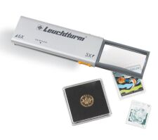 LED-Aufziehlupe DUPLEX mit 3- und 6-facher...