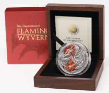 Kamerun 2.000 Francs 2023 - Dragonology Series - Flaming...