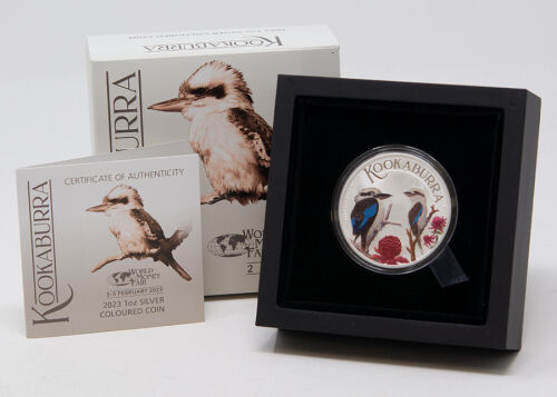 Australien 1 Dollar 2023 - World Money Fair - Kookaburra