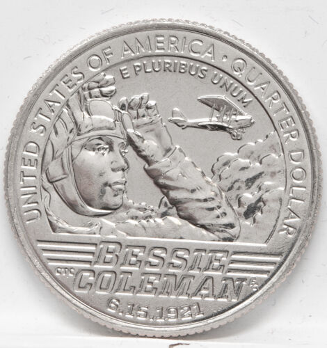 USA 25 Cent 2023 - American Women Quarter #1 - Bessie Coleman  - D*