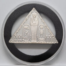 Isle of Man One Crown 2008 - Tutanchamun - Pyramid Coin*