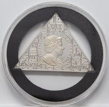 Isle of Man One Crown 2008 - Tutanchamun - Pyramid Coin*