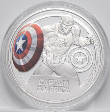 Niue 10 Dollar 2023 - Marvel Classics #1 - Captain America 3 oz. Silber
