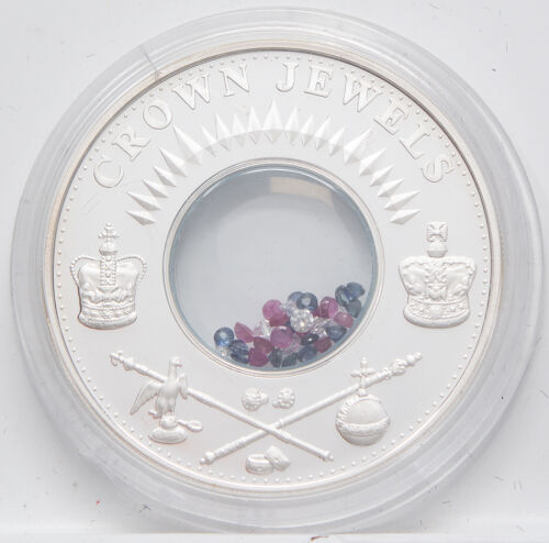 Cook Islands 1 Dollar 2002 - Crown Jewels - Locket Coin - Silber*