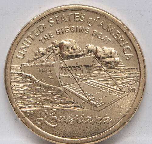 USA 1 Dollar 2023 - Innovationen #19 - Higgins Boat - Louisiana - P*