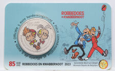 Belgien 5 Euro 2023 - Spirou & Fantasio - Coincard -...
