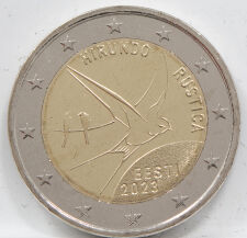 Estland 2 Euro 2023 - Rauchschwalbe - unc.