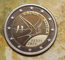 Estland 2 Euro 2023 - Rauchschwalbe - BU