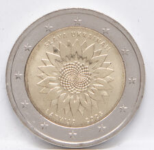 Lettland 2 Euro 2023 - Ukrainische Sonnenblume  unc.