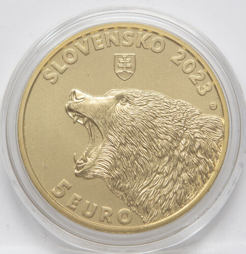 Slowakei 5 Euro 2023 - Braunbär