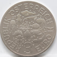 Österreich 3 Euro 2023 - Meereswelten - Serie #4 - Anglerfisch