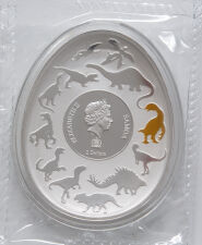 Samoa 2 Dolar 2023 - Dinosaurier - Therizinosaurus - Silber PP