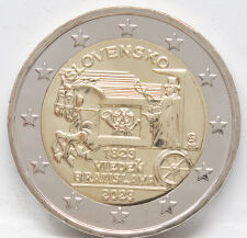 Slowakei 2 Euro 2023 - Postkutsche - unc.