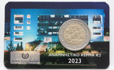 Zypern 2 Euro 2023 - Zentralbank BU Coincard