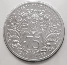 Großbritannien 5 Pfund 2023 - 75. Geburtstag King Charles III. BU