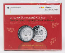 Deutschland 25 Euro 2023 - Weihnachten - Schwibbogen -...