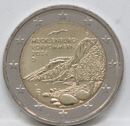 Deutschland 2 Euro 2024 - Mecklenburg-Vorpommern - Königsstuhl - G*