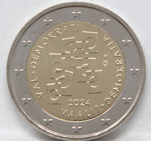 Finnland 2 Euro 2024 - Wahlen und Demokratie  unc.