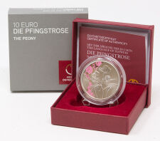 Österreich 10 Euro 2024 - Pfingstrose - PP