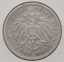 Deutsches Reich 5 Mark 1895 - Ernst Ludwig Hessen*