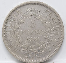 Frankreich 5 Francs 1849 - Herkules Gruppe*